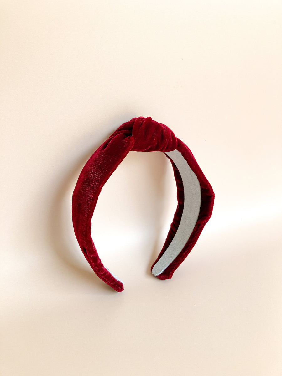 The Knot Headband - Ruby